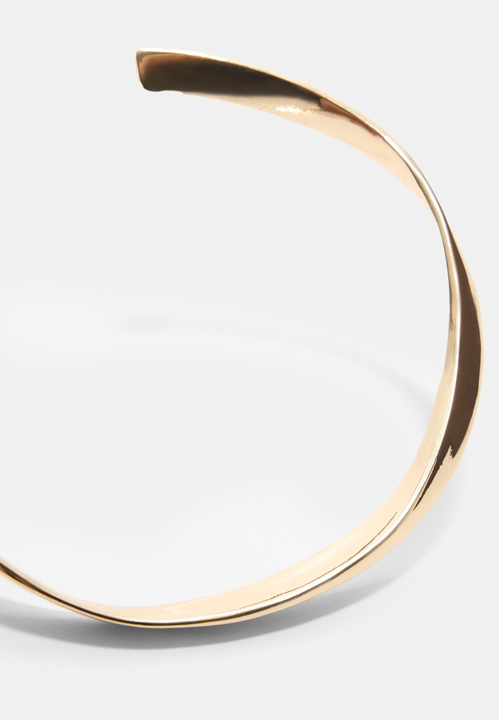 STRADIVARIUS Жесткий металлический чокер, золотой