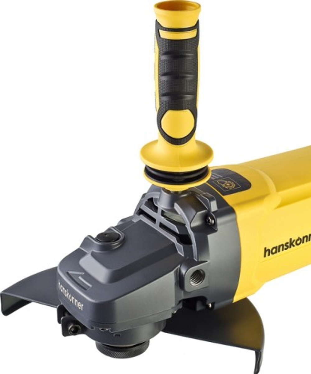 Угловая шлифмашина сетевая HANSKONNER HAG26230EC platinum плавн пуск