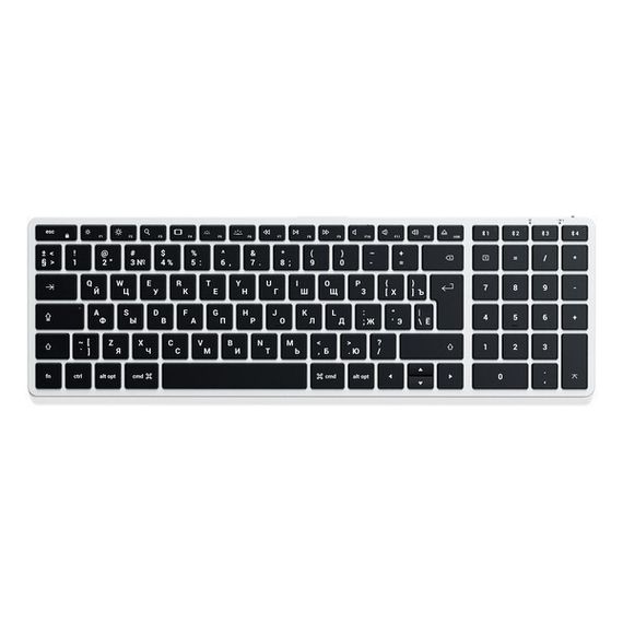 Беспроводная клавиатура Satechi Slim X2 Bluetooth Keyboard (ST-BTSX2S-RU) серебристый