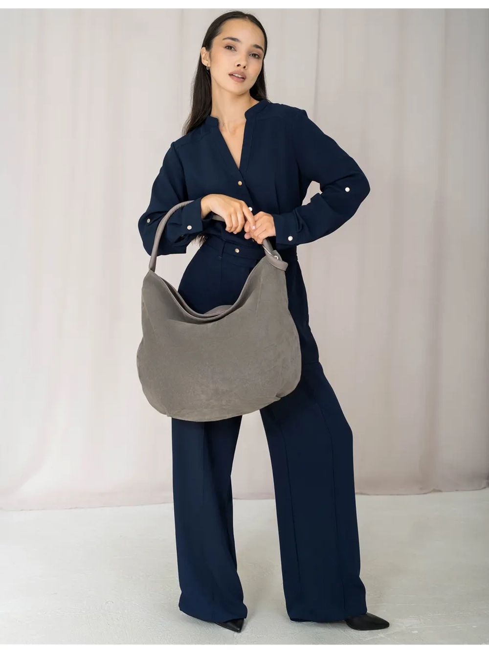 Сумка через плечо большая шоппер мешок