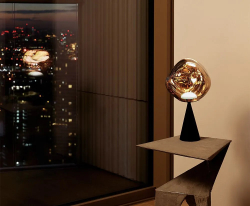 Настольная лампа Melt Cone Fat copper