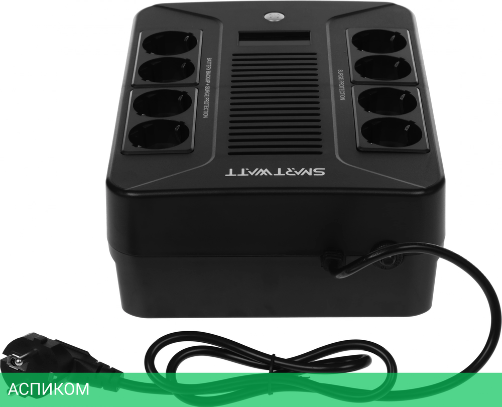 Источник бесперебойного питания Smartwatt Safe Pro LCD черный (3703020280001)