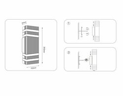 Ambrella Уличный настенный архитектурный светильник Garden ST2574