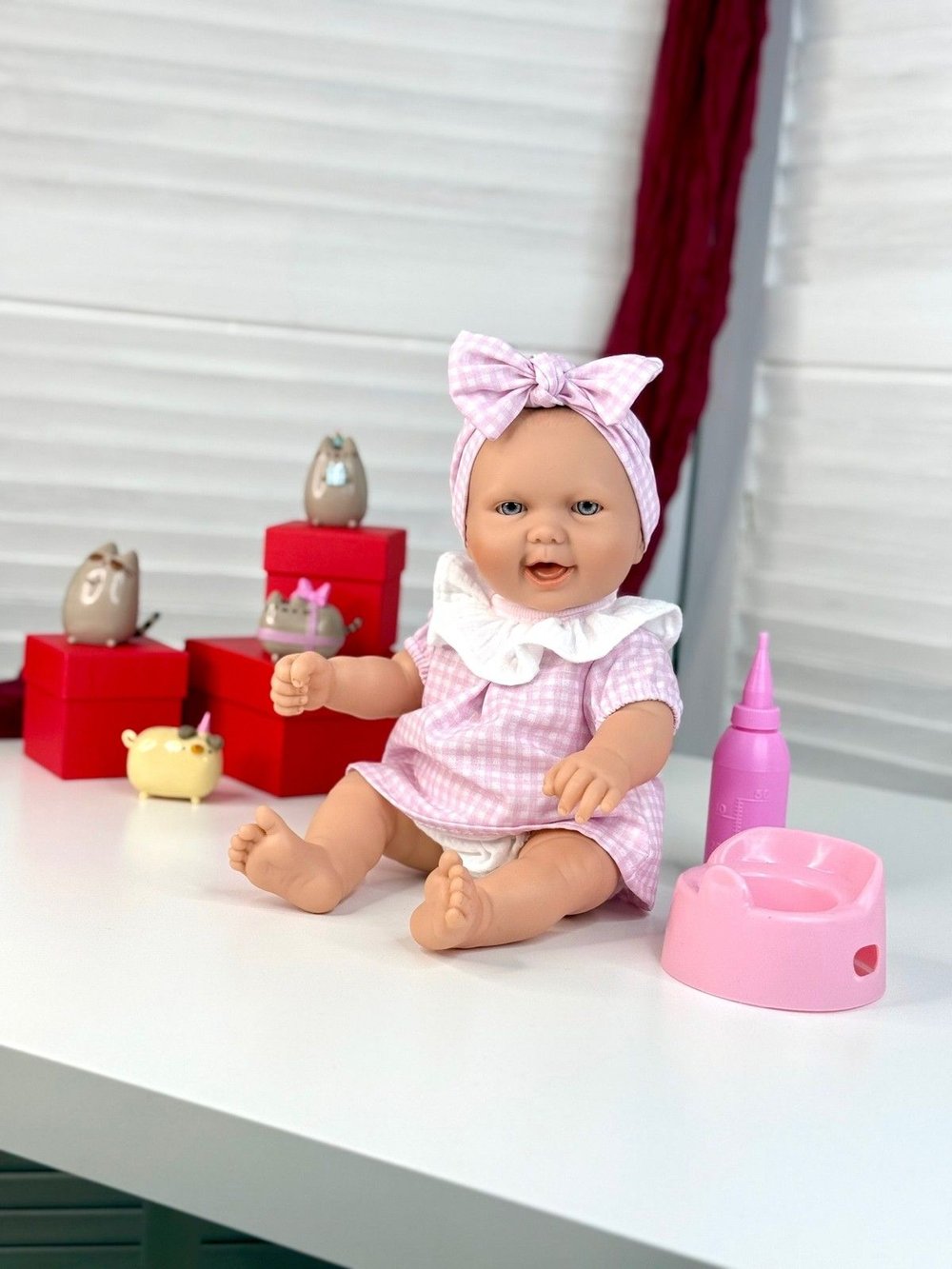 Пупс BERJUAN виниловый 30см Baby Pipi (514)