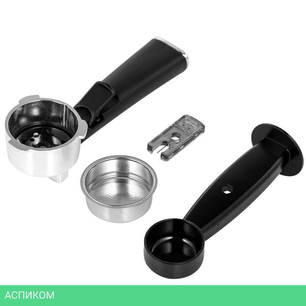 Кофеварка Polaris PCM 1537AE Adore Crema нержавеющая сталь/черный