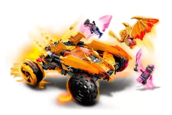 Конструктор Ninja " Драконий вездеход Коула ",  421 дет.