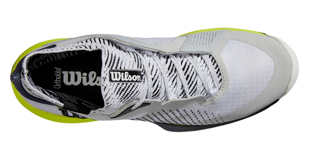 Теннисные кроссовки Wilson Kaos Rapide SFT Clay 2024 - pearl blue/black/safety yellow - Black Blue Gray Yellow