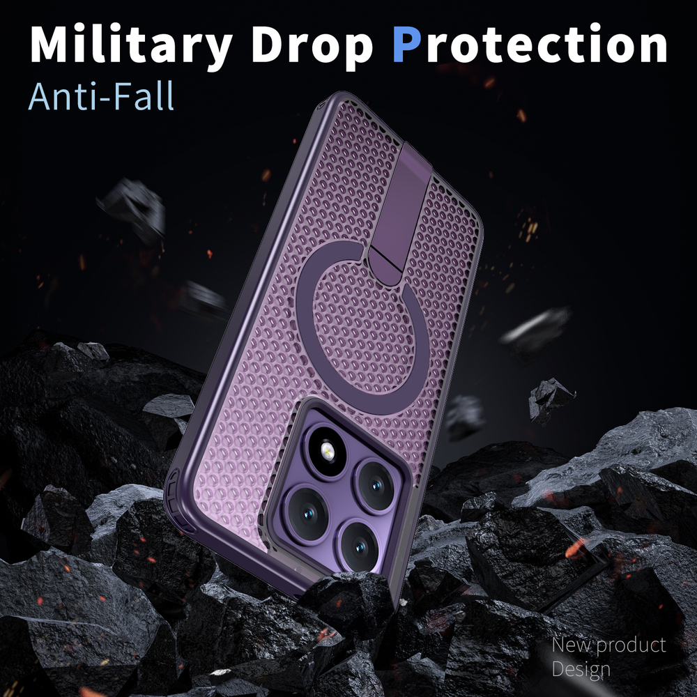 Прозрачный чехол Mesh Pro Magnetic Case для Xiaomi 14T