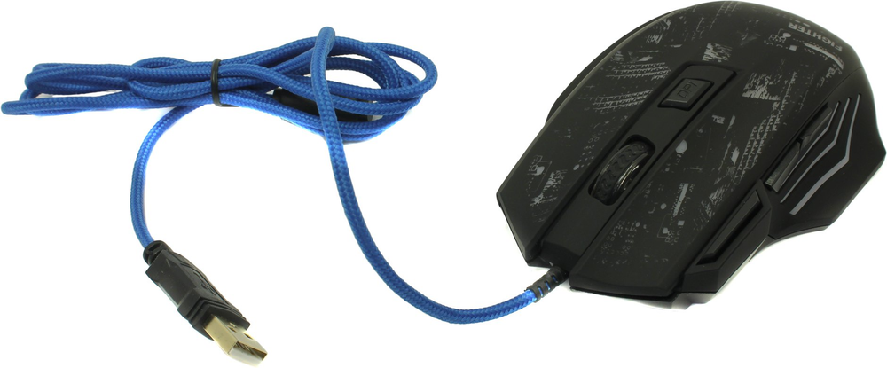 Манипулятор QUMO Gaming Optical Mouse &lt;Fighter M38&gt; (RTL) USB 7btn+Roll &lt;23460&gt;