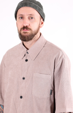 Рубашка BLK CROWN Baggy Вельвет Бежевый