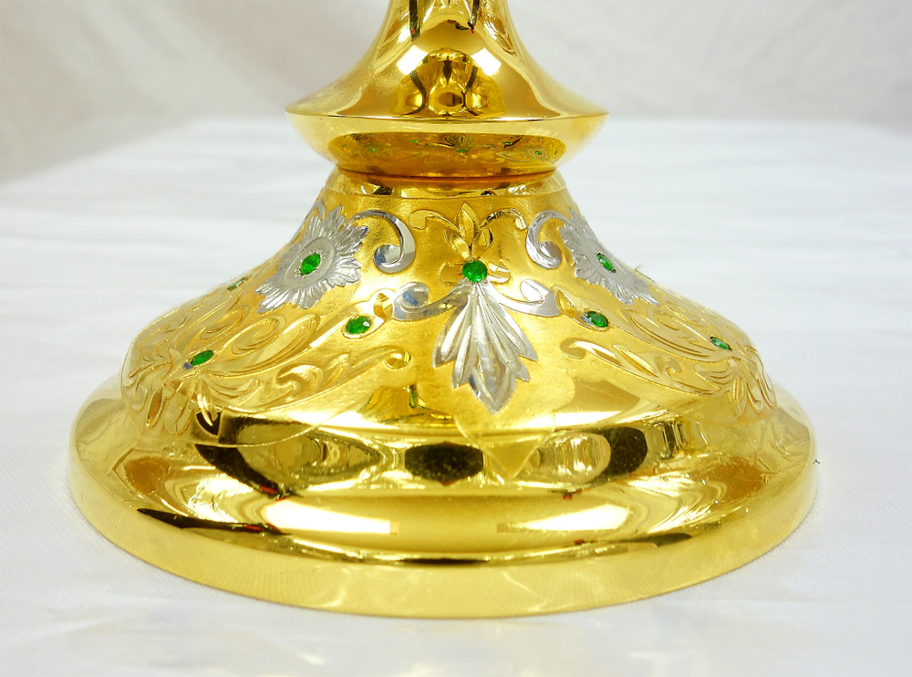 Кубок  малахит №2