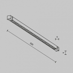 Накладной светильник Maytoni Technical Points TR241-2-6W3K-B