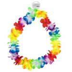 Гавайская лея «Цветы. Радуга», 105 см