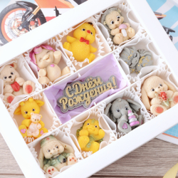 Набор "Детский" с днем рождения #2 / Фигурный шоколад