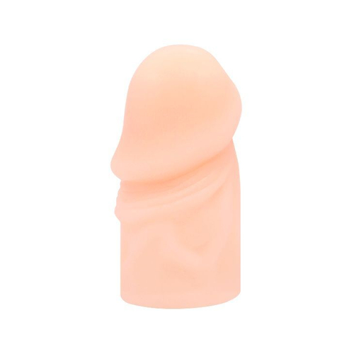 Телесная насадка-удлинитель на пенис фаллической формы - 7,5 см.