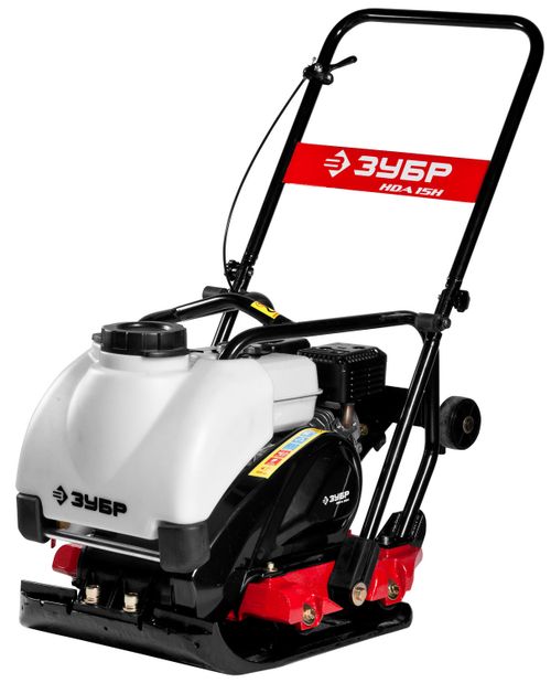 Виброплита бензиновая ЗУБР ЗВПБ-15 АХ - [91 кг / 15 кН / Honda GX160] серия PROF