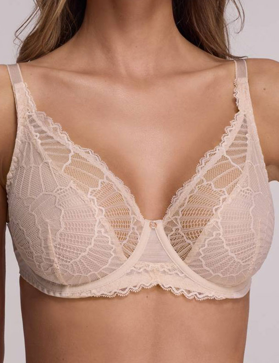 Кружевной бюстгальтер бралетт Ava DELIGHT 2200 M beige