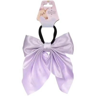 Резинка для волос «ПЕРСЕЯ», цвет лавандовый, d-5см/11*17см (подвес Кокетка Единорог)