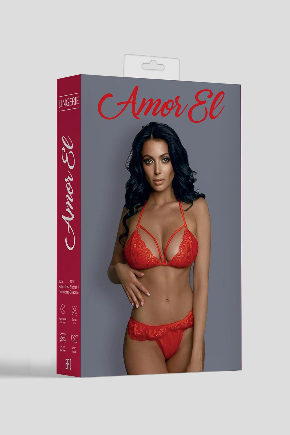 Соблазнительный комплект нижнего белья (Размер: S-M) (Цвет: черный)