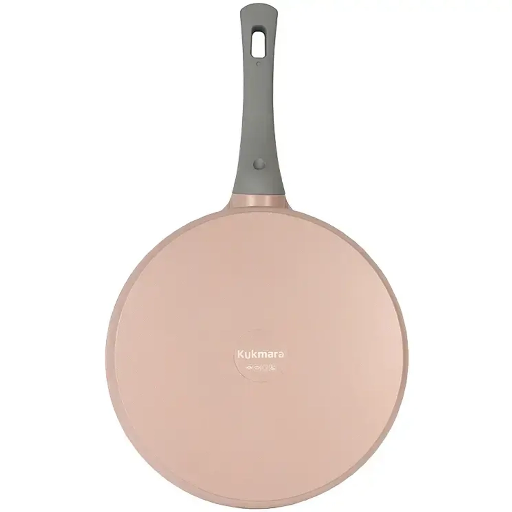 Сковорода 24*5,2см «Stella»(cappuccino) с ручкой и стекл. крышкой сск241а