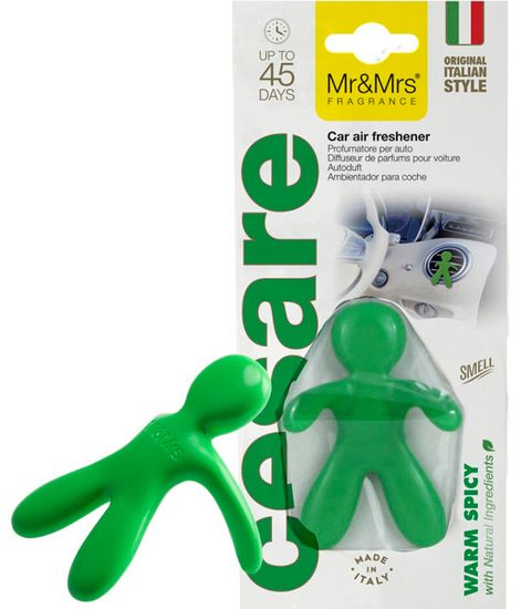 Специи, ароматизатор для автомобиля Cesare зелёный, Mr&Mrs Fragrance