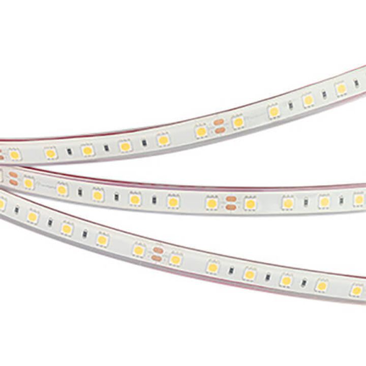 Светодиодная влагозащищенная лента Arlight 14,4W/m 60LED/m 5060SMD холодный белый 5M 036443