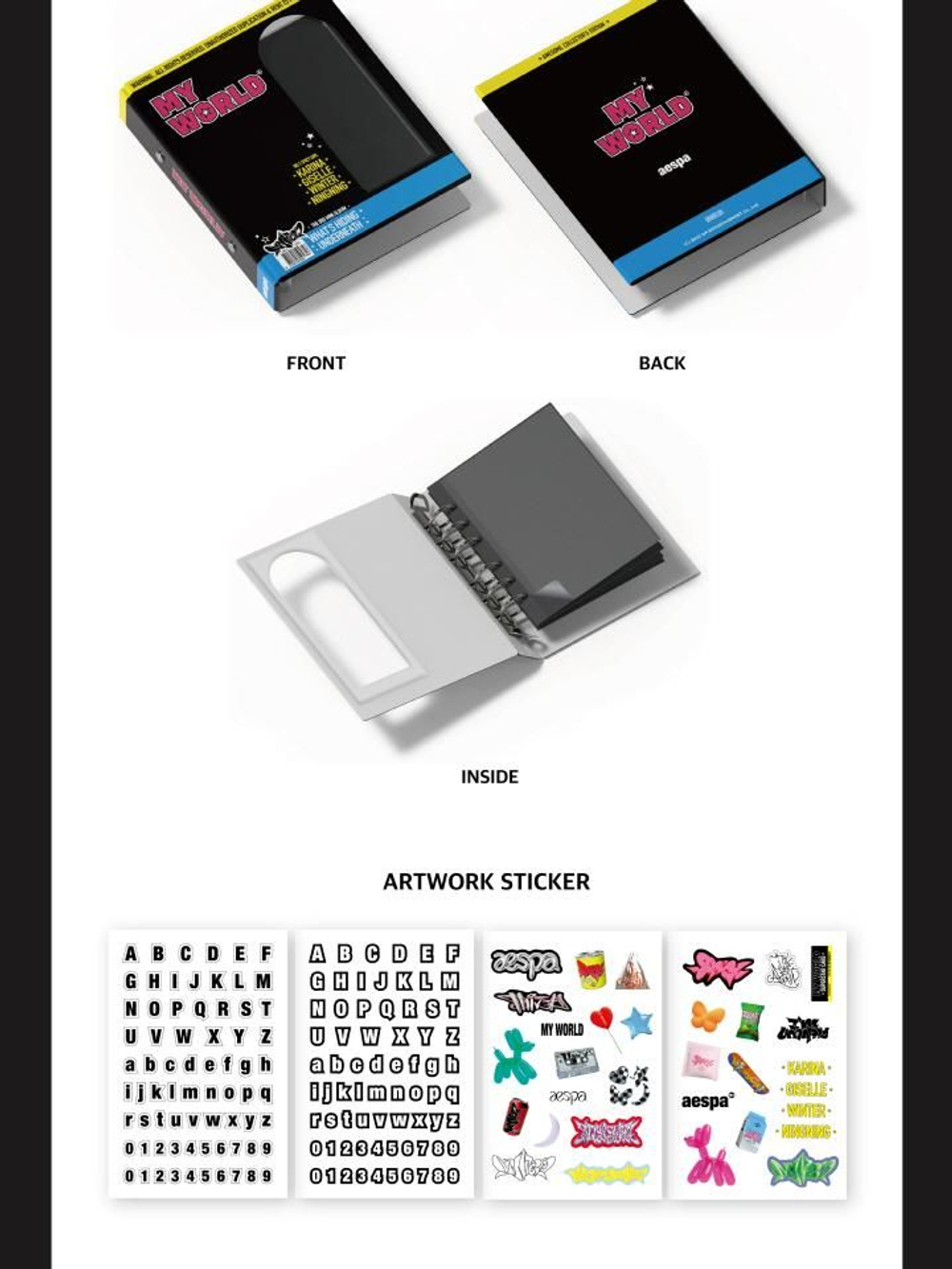 товары AESPA - MY WOLRD Memory Collect Book NINGNING Version