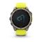 Умные часы Garmin Fenix 8, 47 мм, Solar, Sapphire Titanium with AMP yellow/graphite silicone band