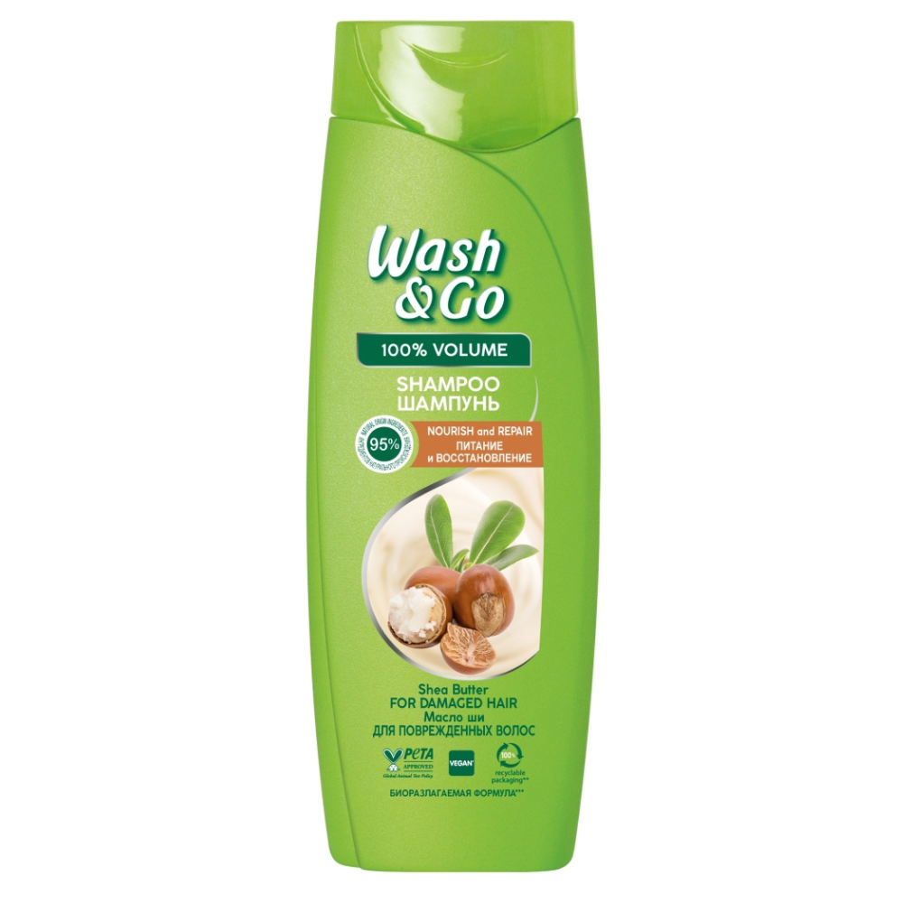 Шампунь Wash&Go Питание и восстановление 180 мл
