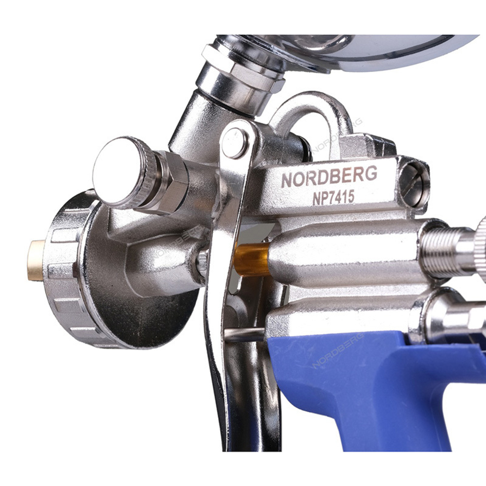 NORDBERG (NP7415) Краскопульт с верхним металлическим баком, сопло 1.5 мм