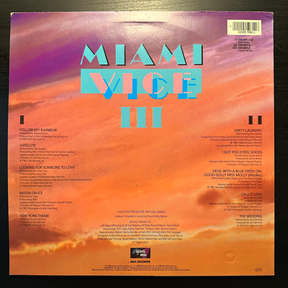 Miami Vice III (Германия 1988г.)