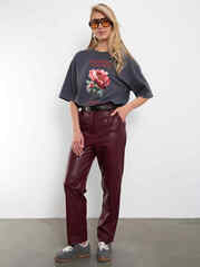 Брюки Силуэт (бордовый)