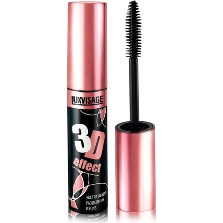 LUXVISAGE Тушь 3D Экстра Обьем-Разделение-Изгиб черн