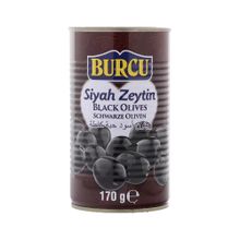 Маслины BURCU черные с косточкой 170 г