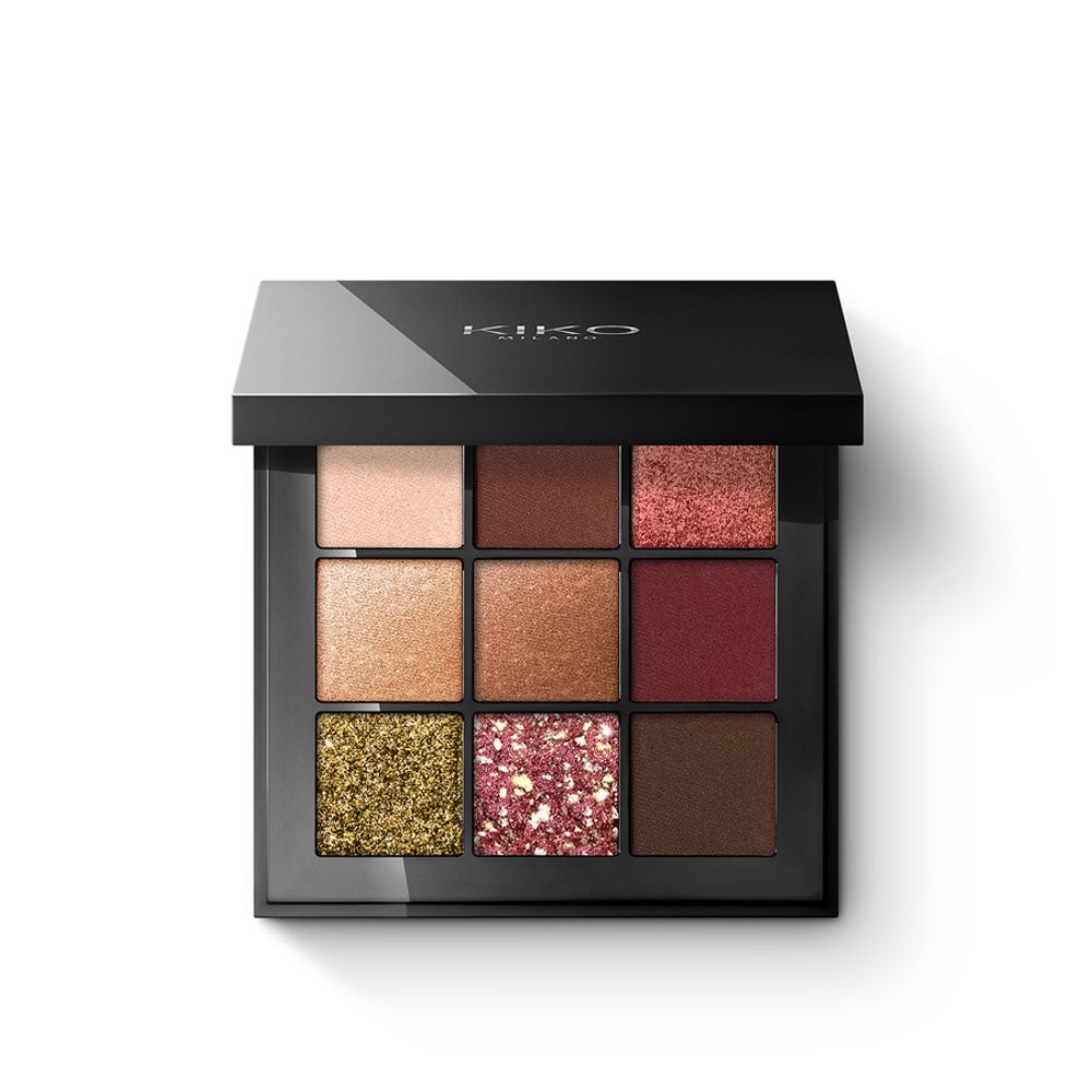 Палетка теней KIKO Milano Glamour Multi Finish Eyeshadow Palette - 03