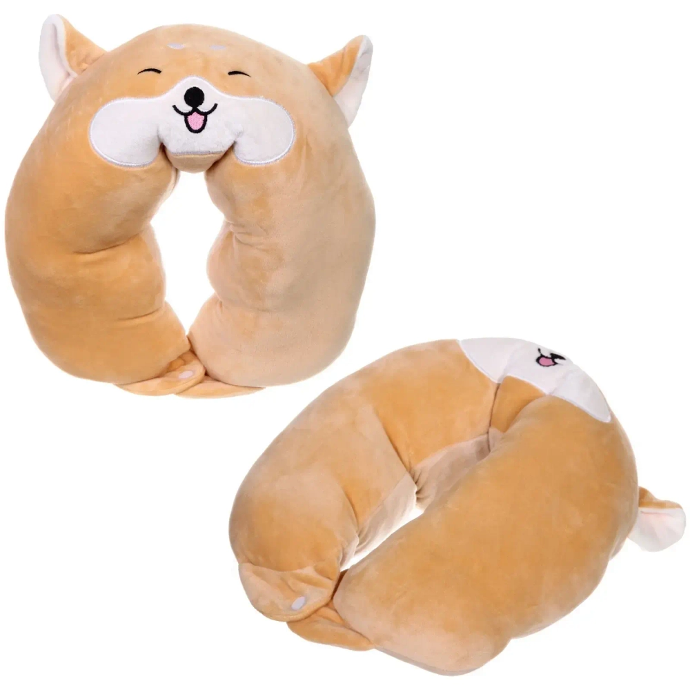 Подушка дорожная «TRIP - Cutie», корги, цвет коричневый