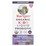 MaryRuth's, Organic Kids, жидкий пробиотик, для детей от 4 лет, ягоды, 60 мл (2 жидк. унц.)