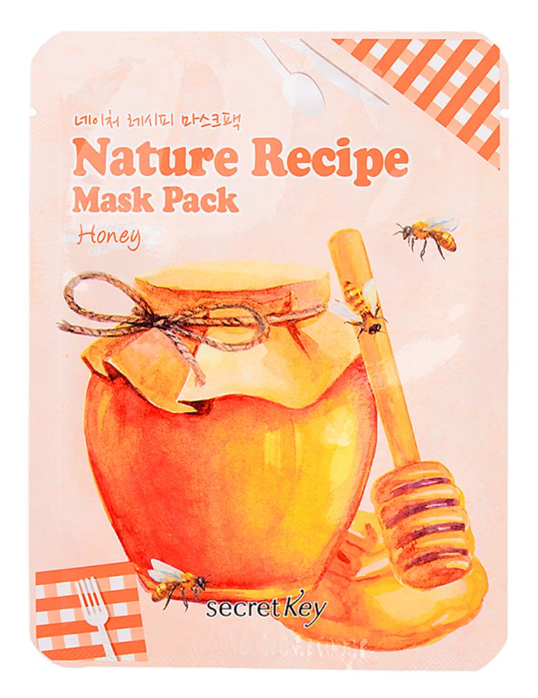 Маска с медом Secret Key Nature Recipe Mask Pack Honey