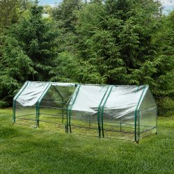 Теплица GREEN APPLE GA-House-4х-frame 3600х900х900 мм 4 отсека