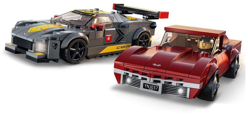 Конструктор LEGO Speed Champions 76903 Chevrolet Corvette C8.R Race Car and 1968 Chevrolet Corvette