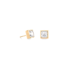 Серьги-пусеты Coeur de Lion Crystal-Gold 0500/21-1816 цвет прозрачный, золотой