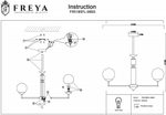 Люстра на штанге Freya Bolas FR5185PL-06BS