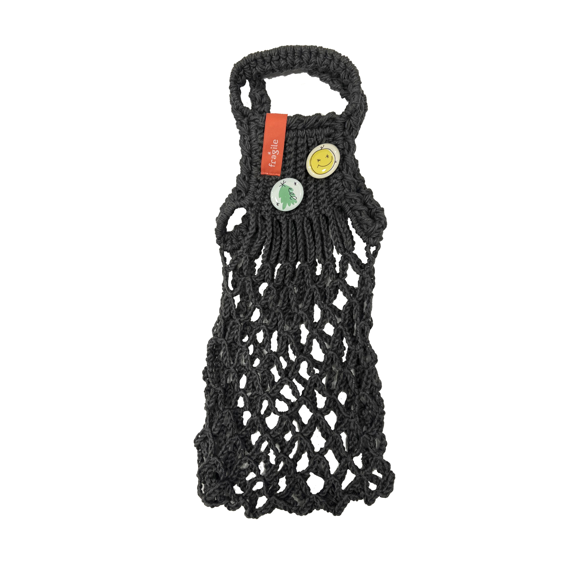 Авоська с фирменными значками.