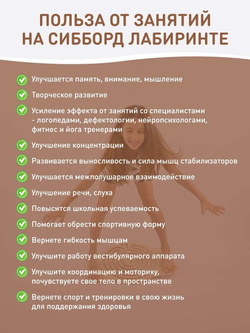 Балансир лабиринт Мозг с шариками