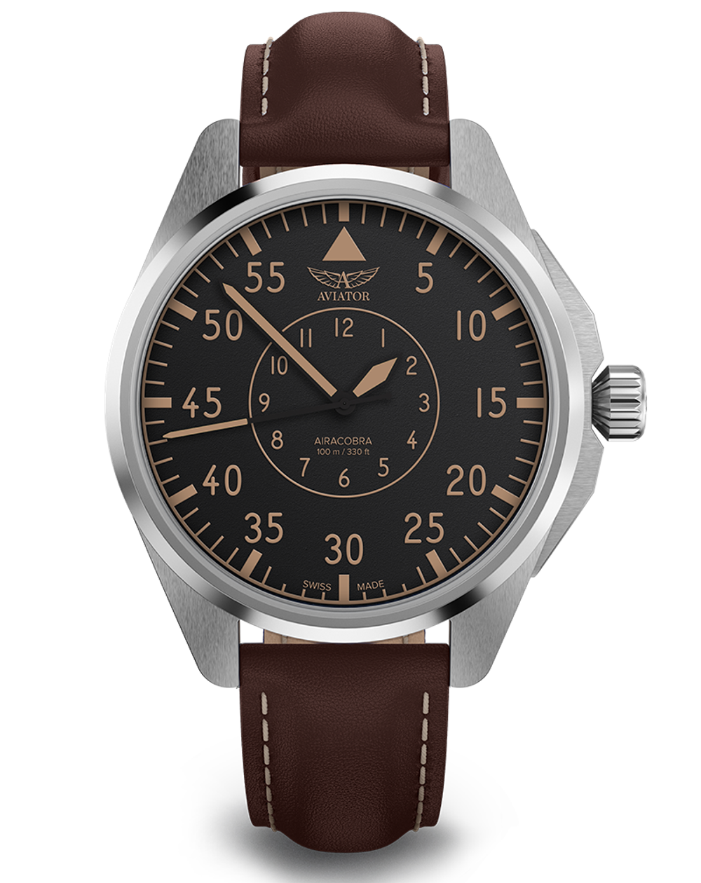 Чаcы механические AVIATOR AIRACOBRA 43 HERITAGE V.3.39.0.341.0 мужские