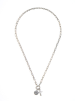 Цепь с белым крестом "Balance"