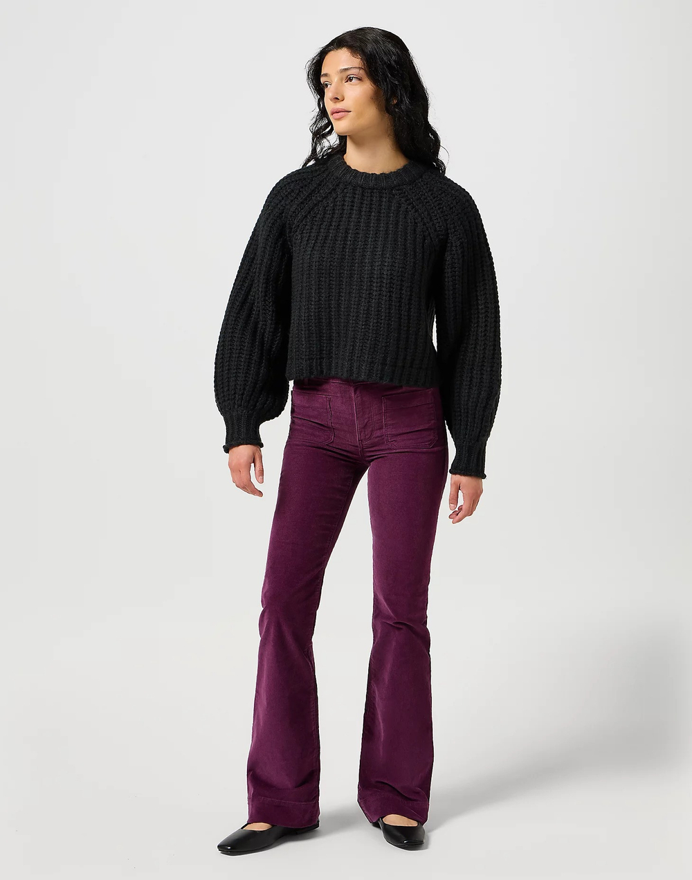 Джемпер женский WRANGLER PUFF SLEEVE SWEATER