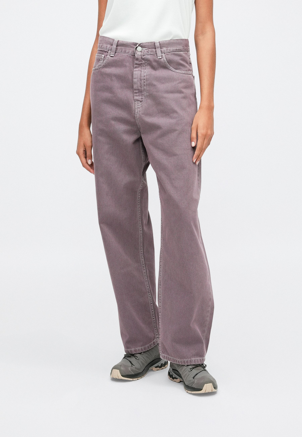 Carhartt WIP BRANDON - Джинсы свободного покроя - Фиолетовый
