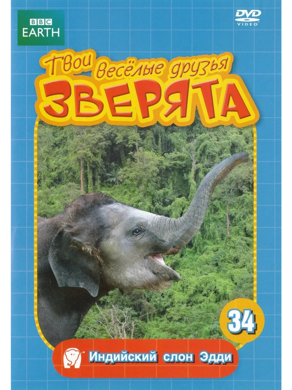 BBC: Индийский слон Эдди (DVD-R)