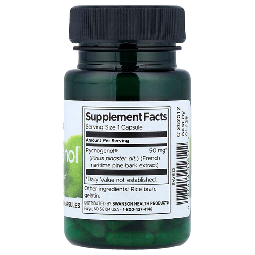 Swanson, Pycnogenol®, 50 мг, 50 капсул